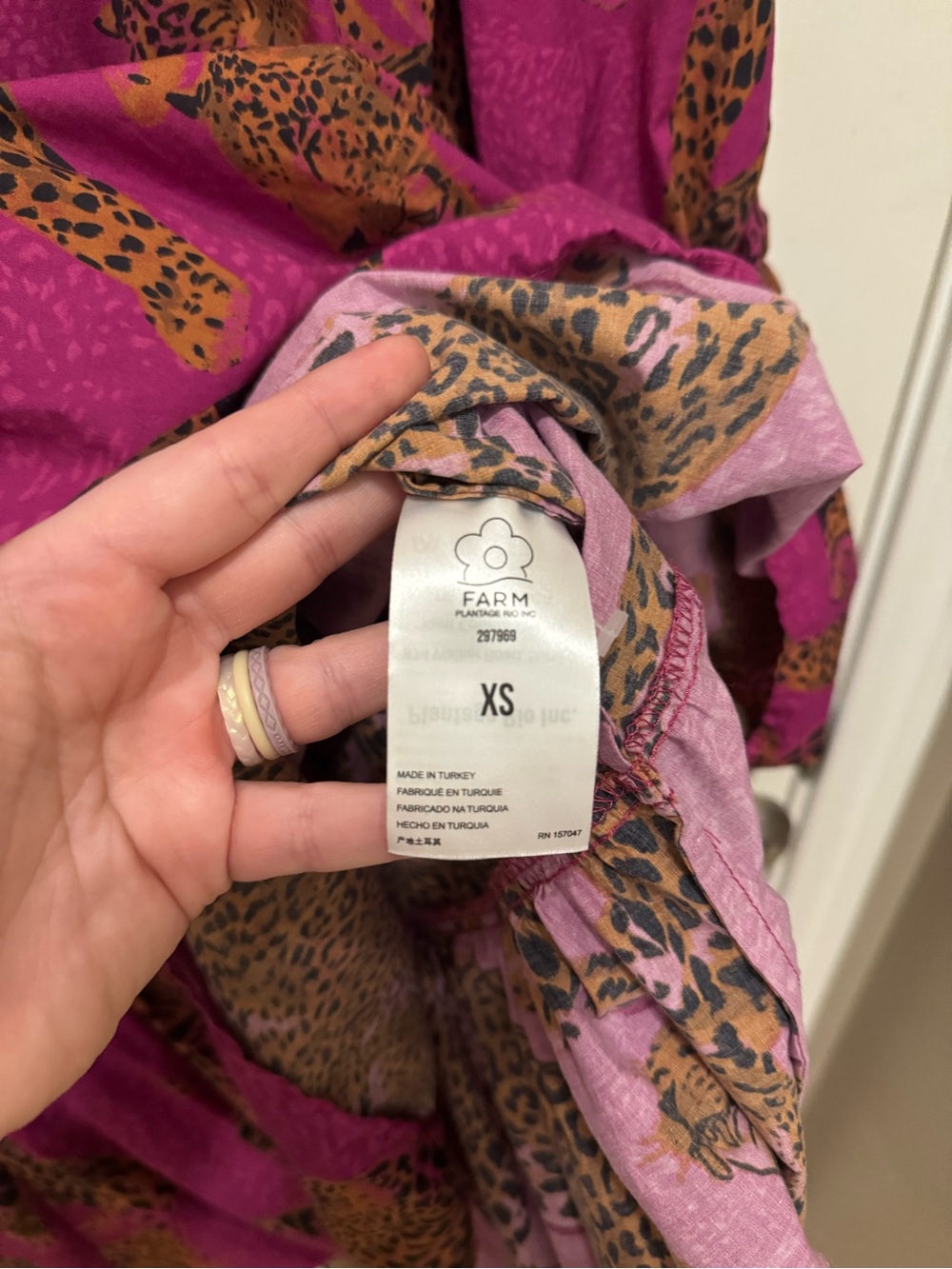 Farm Rio XS Leopard Dress - Picture 5 of 9